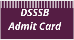DSSSB Delhi Various Post Admit Card 2022 | Answer Key