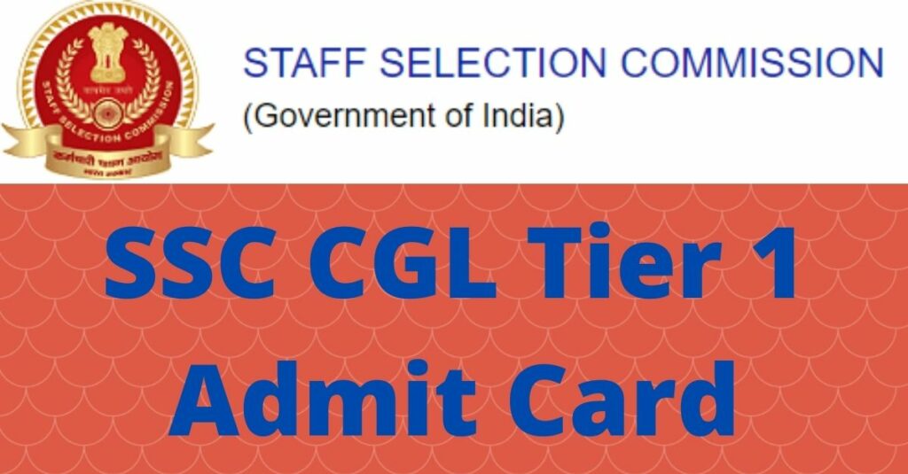 SSC Graduate Level CGL Admit Card 2022 - Job Alert UP