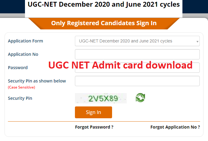 UGC NET Admit Card 2022, (Out) Date ugcnet.nta.nic.in June Hall Ticket Download