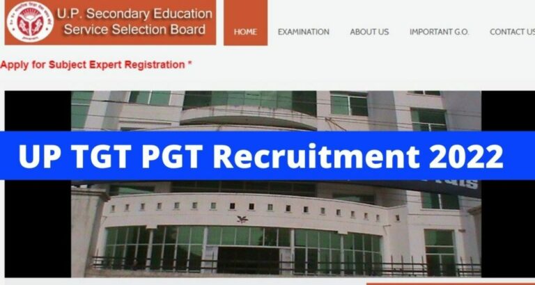 UP TGT PGT Recruitment 2022, 4163+ New Vacancy Check Details, Apply Online @upsessb.org